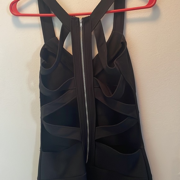 90s Strappy little black dress - Picture 3 of 3